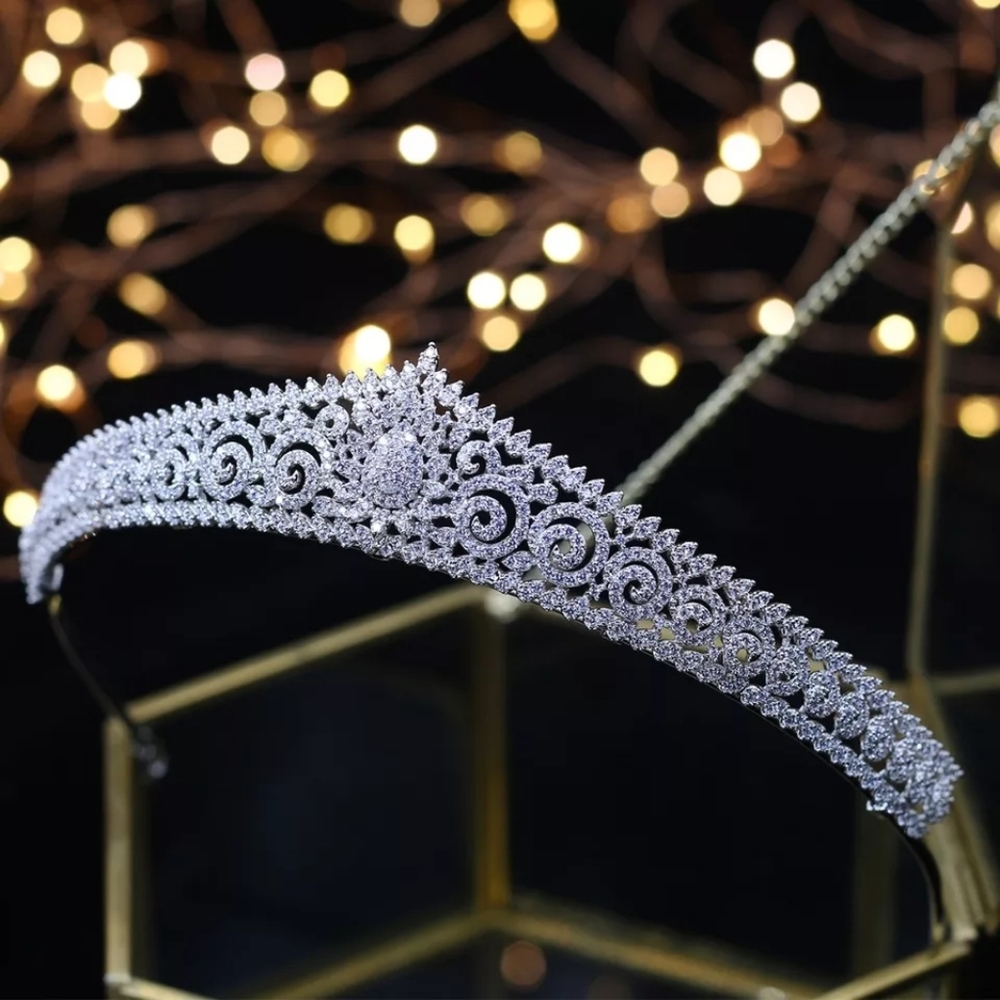 Swarovski wedding crown tiara